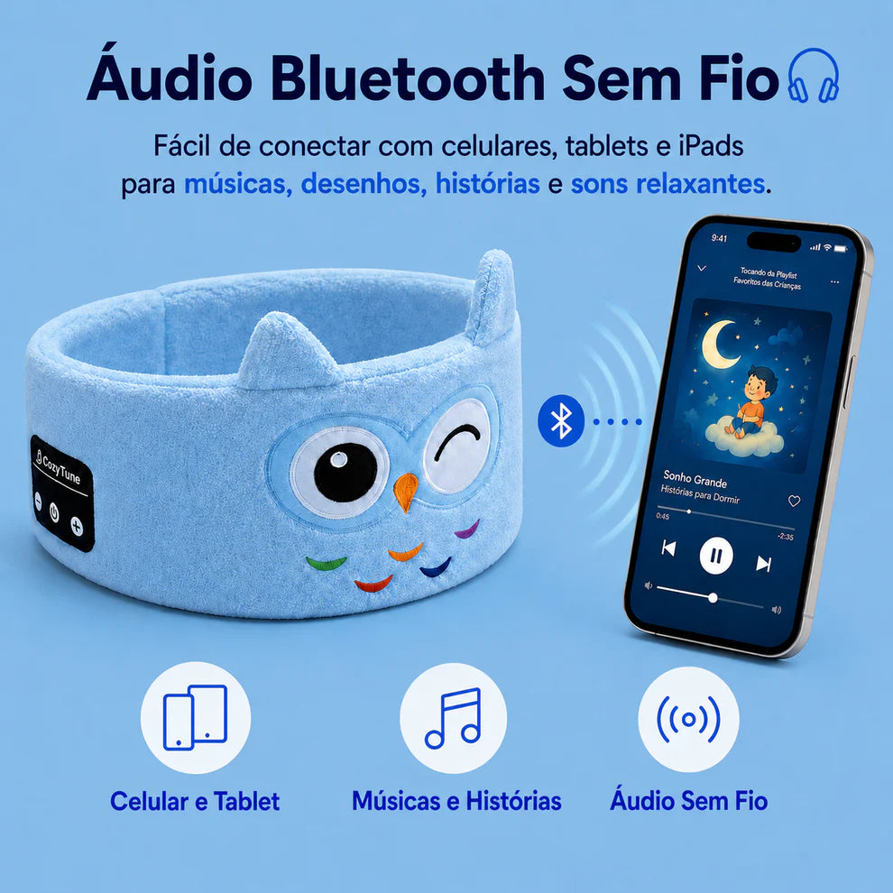 Bandou™ - HeadBand bluetooth para Crianças