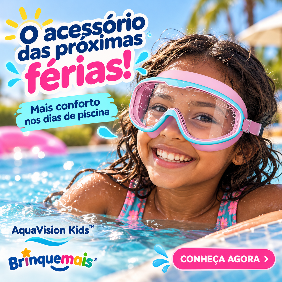 AquaVision Kids™ - Óculos de Natação Confortáveis para Crianças