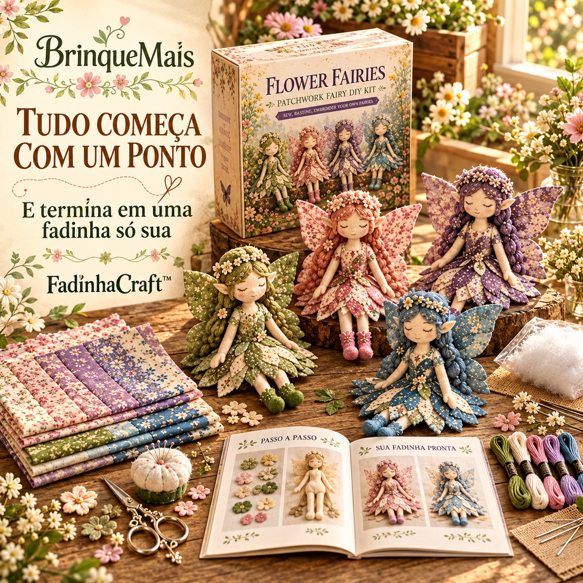 FadinhaCraft™ - Kit DIY de Costura