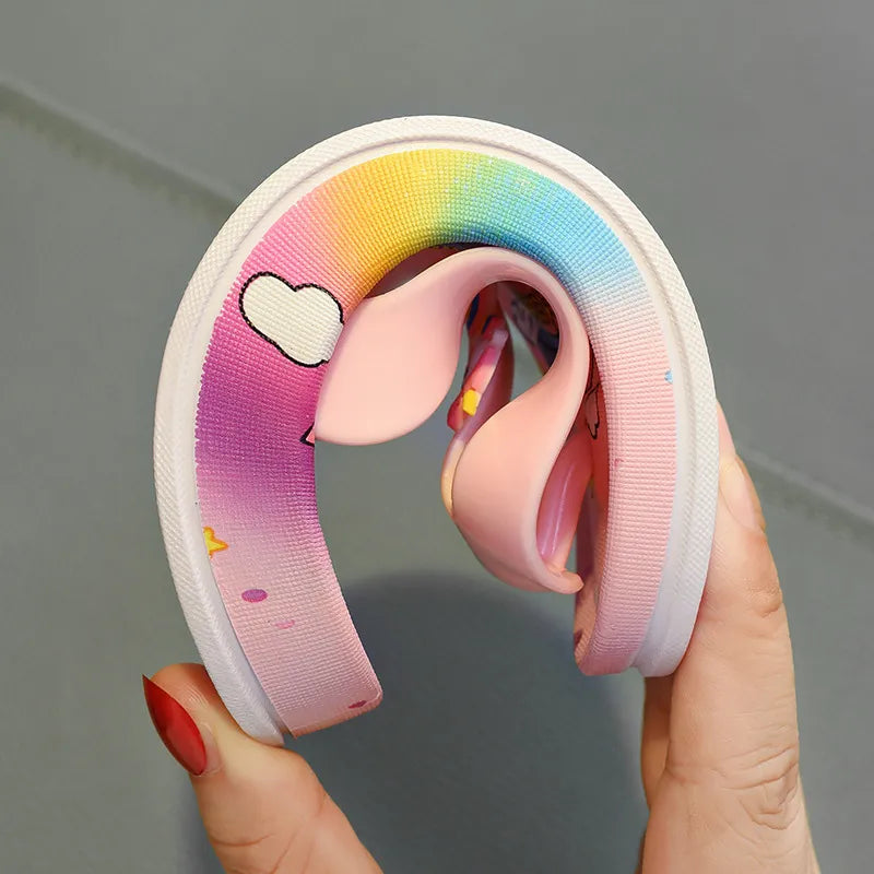 Chinelo Infantil de dedo Unicórnio - Edição Limitada