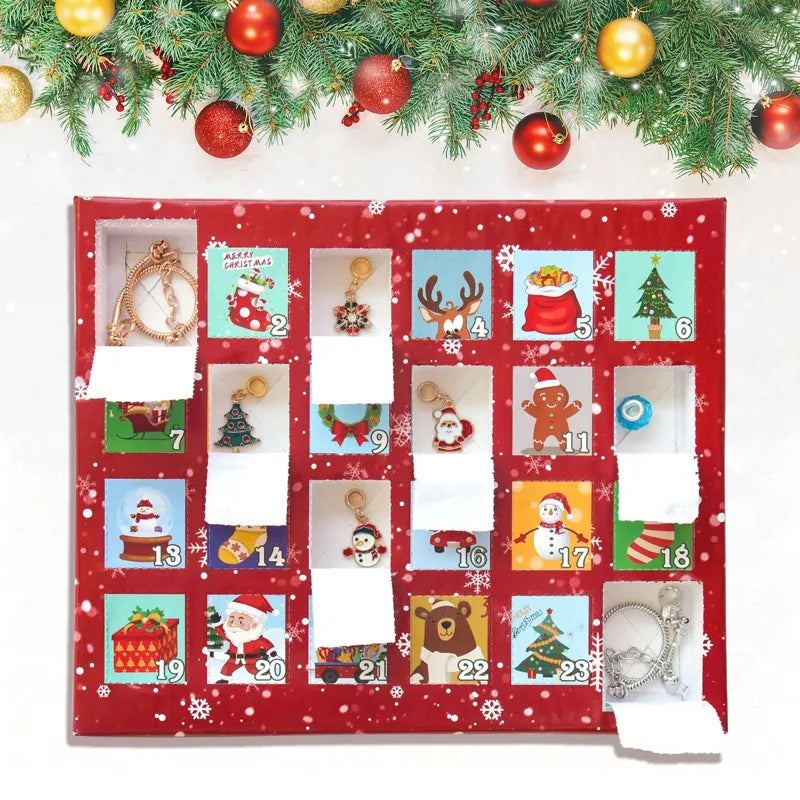 Kit Pulseiras, Berloques e Pingentes DIY Natal 2024 - Edição Limitada