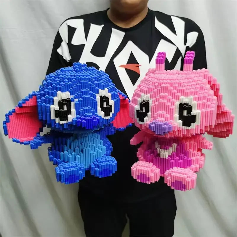 Lego de montar - Stitch gigante 30cm +5000 Peças - Edição limitada