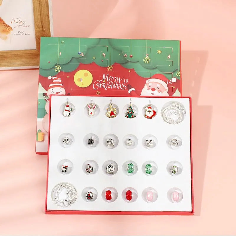 Kit Pulseiras, Berloques e Pingentes DIY Natal 2024 - Edição Limitada