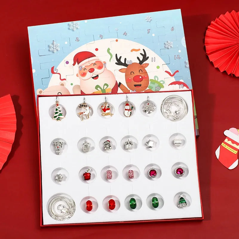 Kit Pulseiras, Berloques e Pingentes DIY Natal 2024 - Edição Limitada