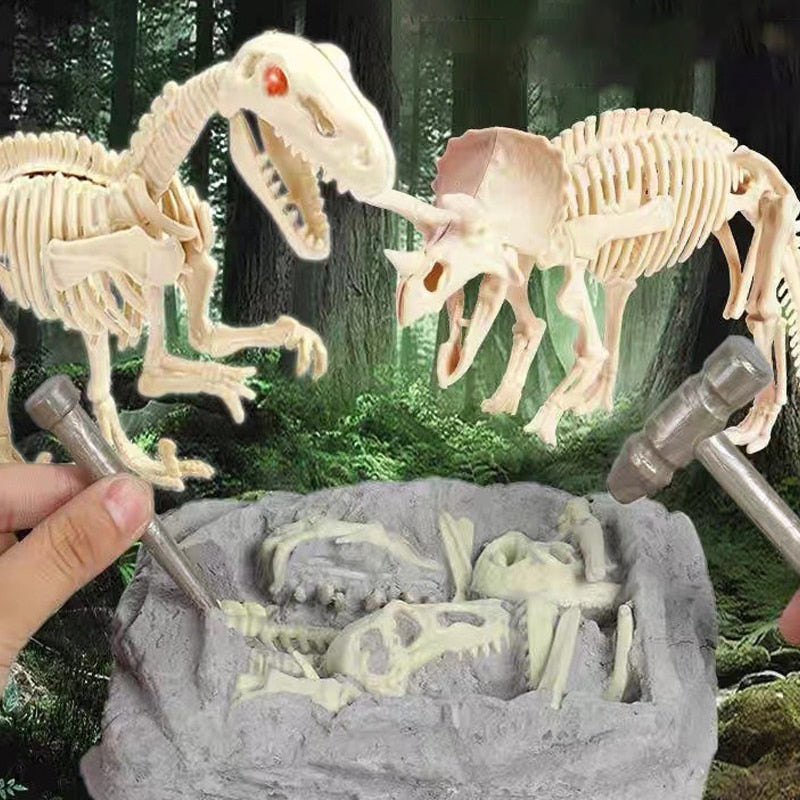 3d Dinossauro Dinossauro Kit de Escavação Fóssil Kit Educacional