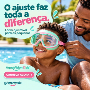 AquaVision Kids™ - Óculos de Natação Confortáveis para Crianças