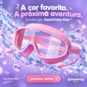 AquaVision Kids™ - Óculos de Natação Confortáveis para Crianças