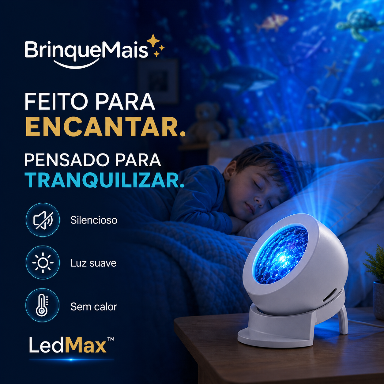 LedMax - Projetor LED Rotativo Dinâmico