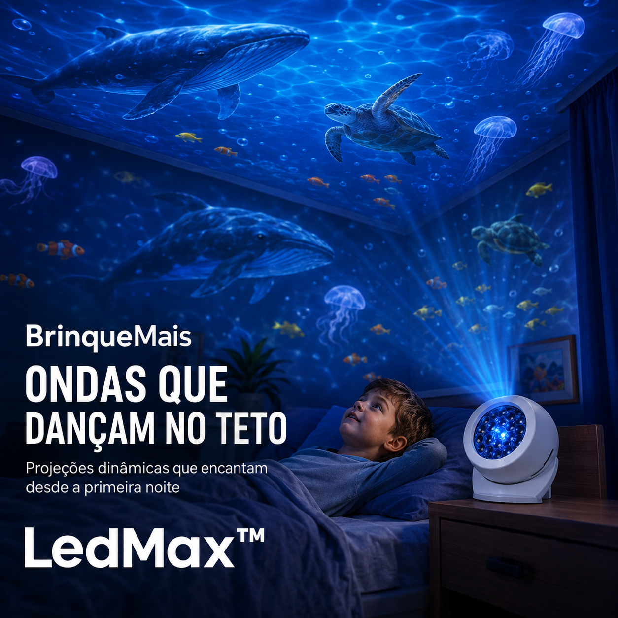 LedMax - Projetor LED Rotativo Dinâmico