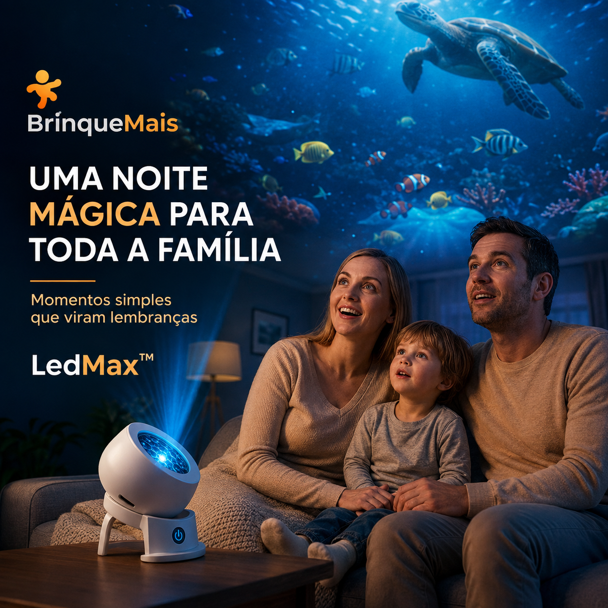 LedMax - Projetor LED Rotativo Dinâmico