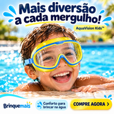 AquaVision Kids™ - Óculos de Natação Confortáveis para Crianças