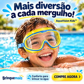 AquaVision Kids™ - Óculos de Natação Confortáveis para Crianças