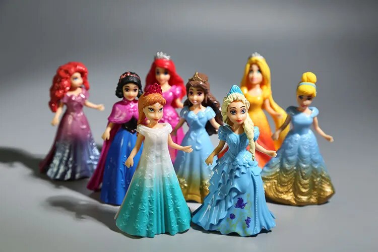 Kit 8 Bonecos Princesas - Edição Limitada