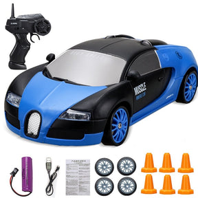 Top Drift Car R4C - Carrinho de Controle Remoto Próprio para Drifts