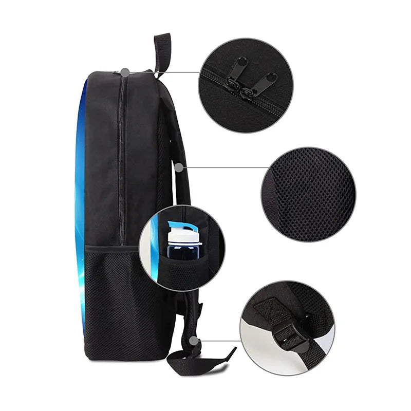 Kit 3 Peças Escolar Skibidi Toillet - Mochila + Bolsa + Estojo