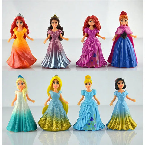 Kit 8 Bonecos Princesas - Edição Limitada