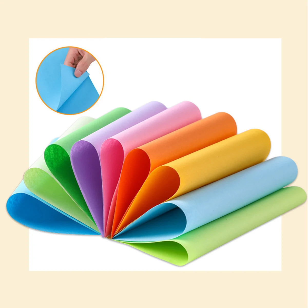 Criativo Color+ — 100 Folhas coloridas para artesanato