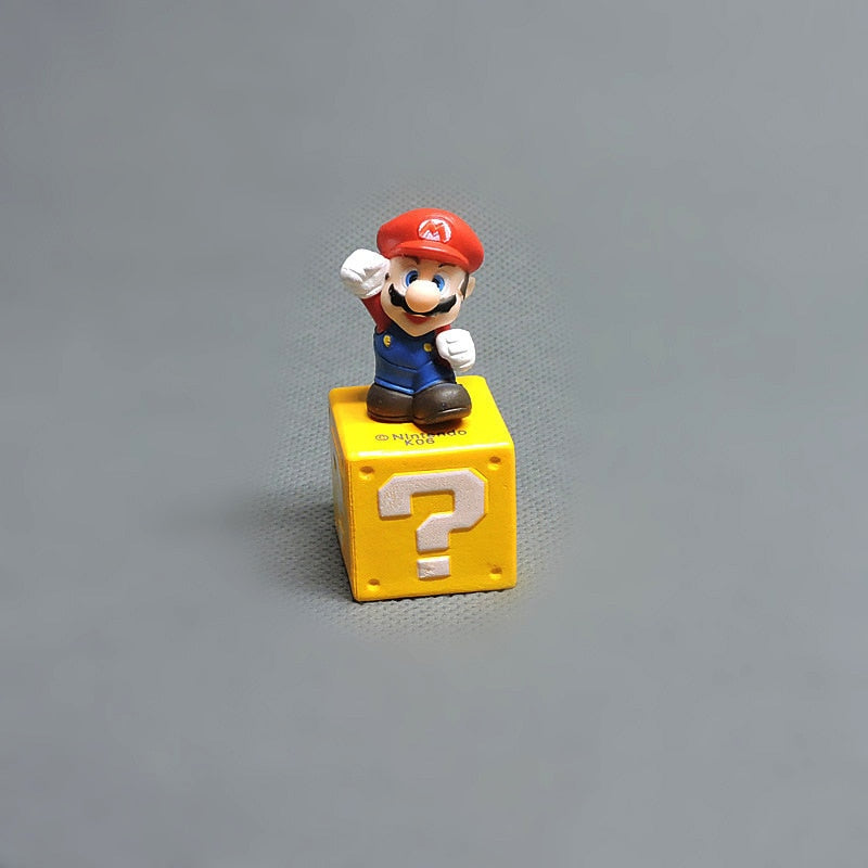 Kit 5 Bonecos Super Mario Bros Blocos