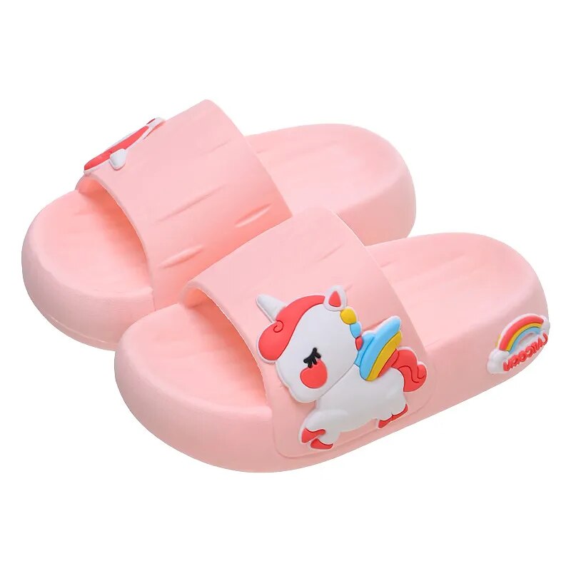 Chinelo Infantil Slide Unicórnio