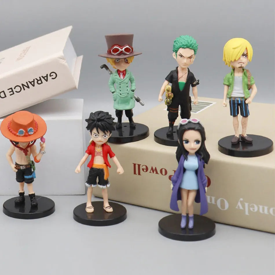 Kit 6 Bonecos One Piece