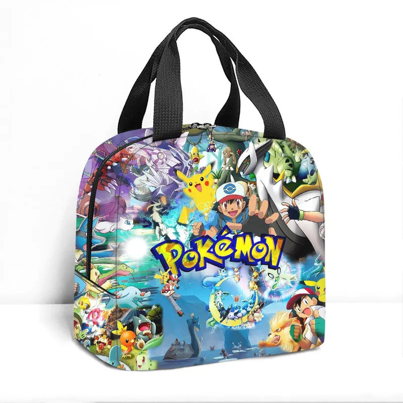 Kit 3 Peças Escolar Pokemon - Mochila + Bolsa + Estojo