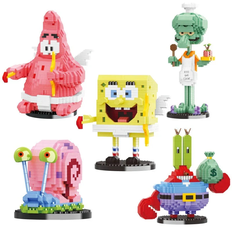 Lego de montar - Bob esponja e sua turma - Edição Limitada