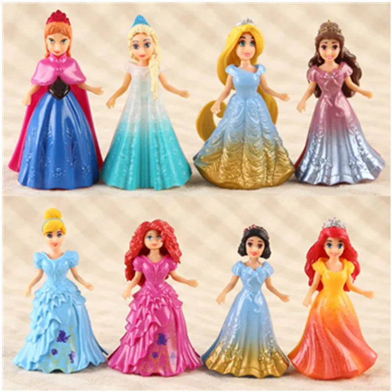 Kit 8 Bonecos Princesas - Edição Limitada