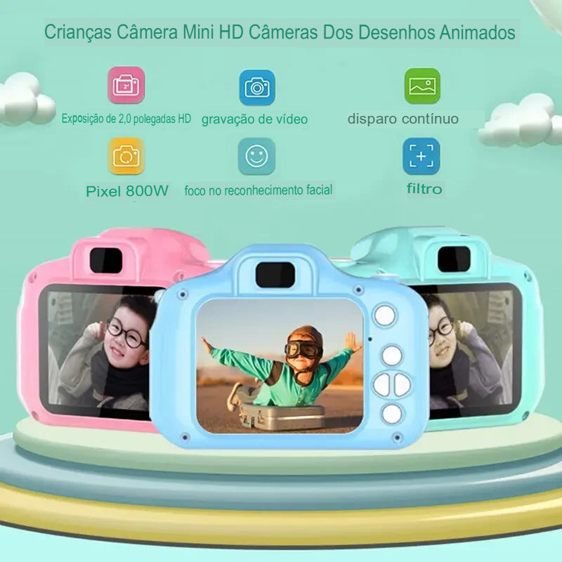 Mini Câmera Digital Infantil X2