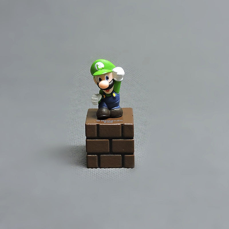 Kit 5 Bonecos Super Mario Bros Blocos