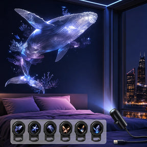 OceanGlow™ — Projetor de Animais Marinhos