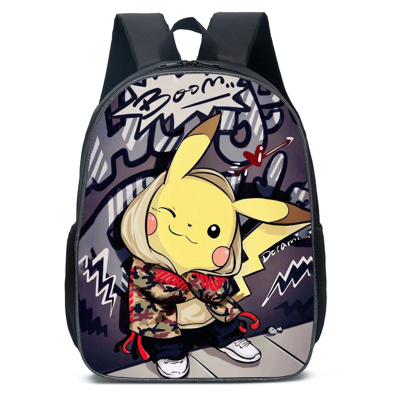 Kit 3 Peças Escolar Pokemon - Mochila + Bolsa + Estojo