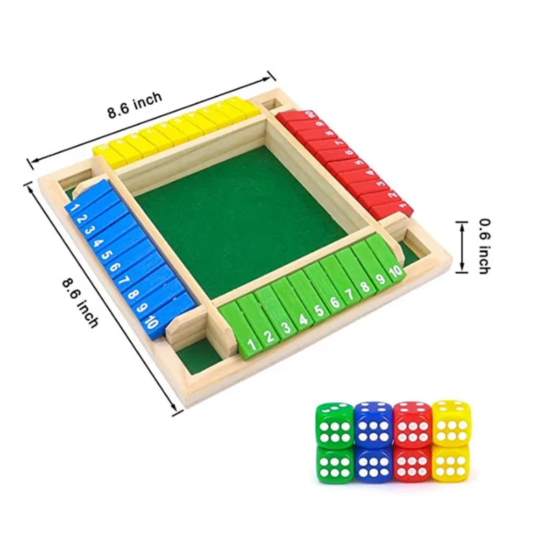 Jogo Shut the Box - Abaixe os números