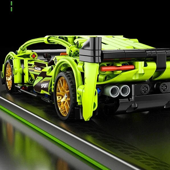 Carro de Corrida Lamborghini em Blocos de montar - 455 peças - Edição Limitada