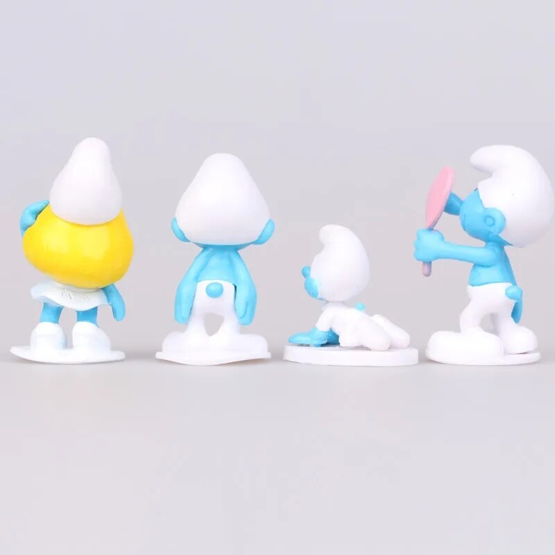 Kit 12 Bonecos Turma dos Smurfs - Edição Limitada