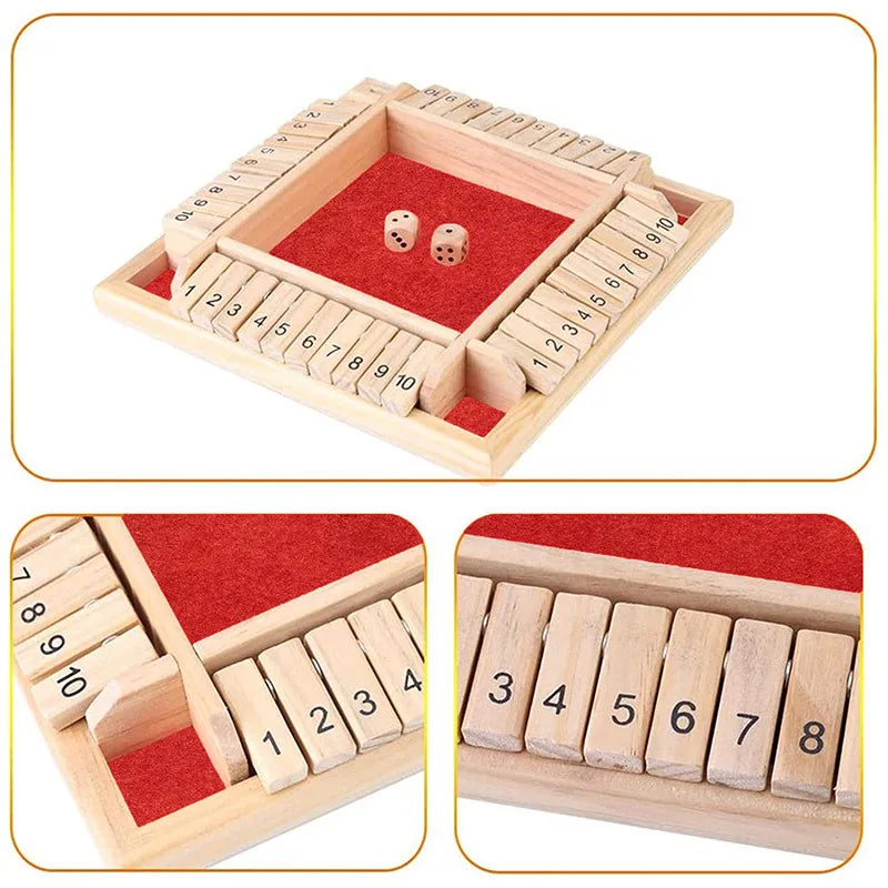 Jogo Shut the Box - Abaixe os números