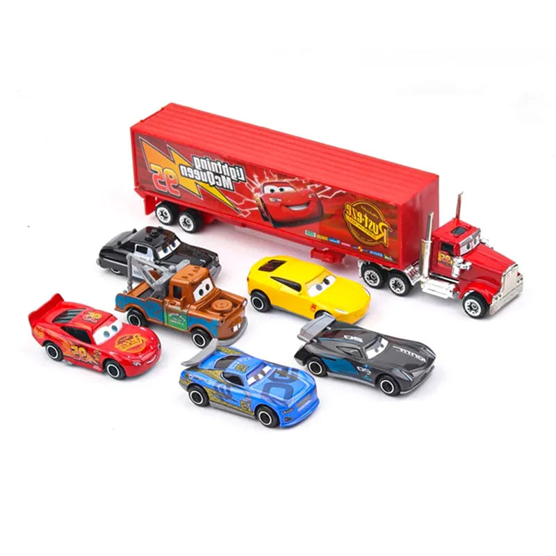 Kit 7 Bonecos Filme Carros