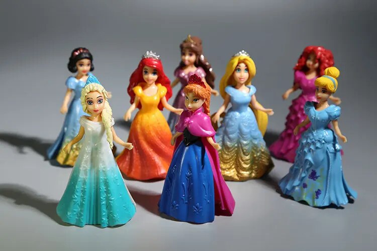 Kit 8 Bonecos Princesas - Edição Limitada