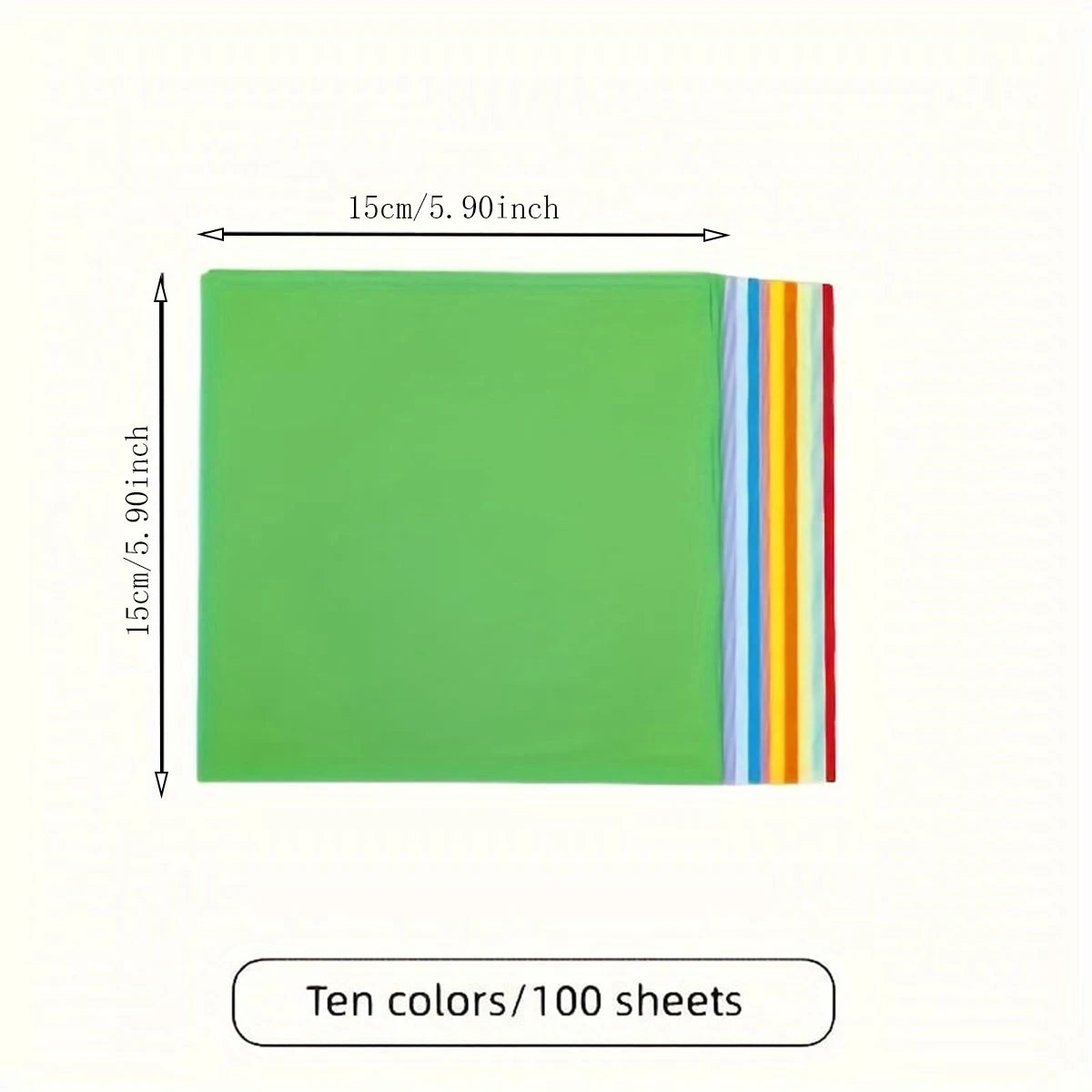 Criativo Color+ — 100 Folhas coloridas para artesanato