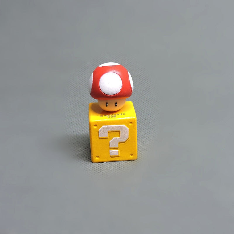 Kit 5 Bonecos Super Mario Bros Blocos