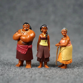 Kit 10 Bonecos Moana 2 - Edição Limitada