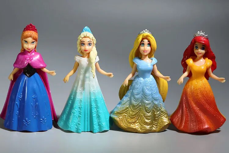 Kit 8 Bonecos Princesas - Edição Limitada