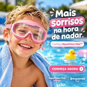 AquaVision Kids™ - Óculos de Natação Confortáveis para Crianças
