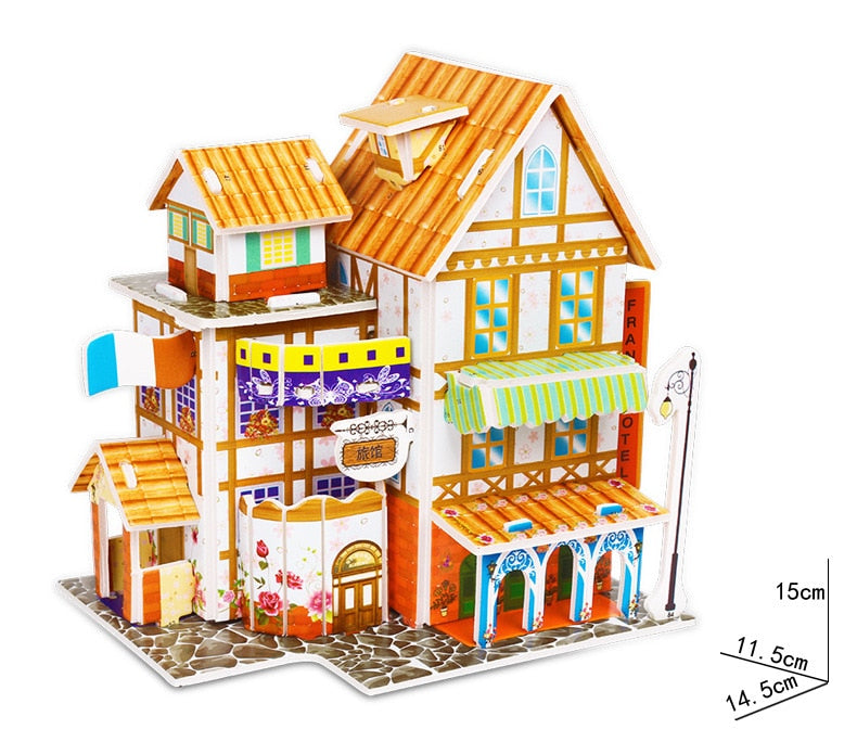 Quebra Cabeça 3D - Casas para Brincar