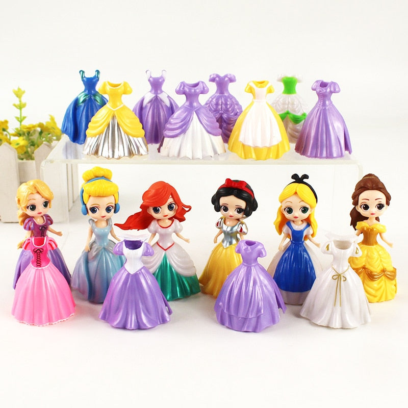 Kit Bonecas Princesas da Disney