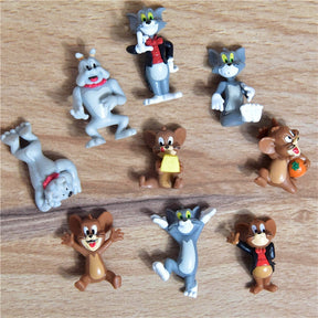 Kit 9 Bonecos Tom e Jerry - Edição Limitada