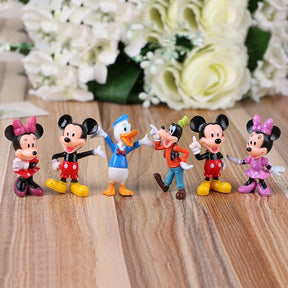 Kit 6 Bonecos Mickey e sua Turma