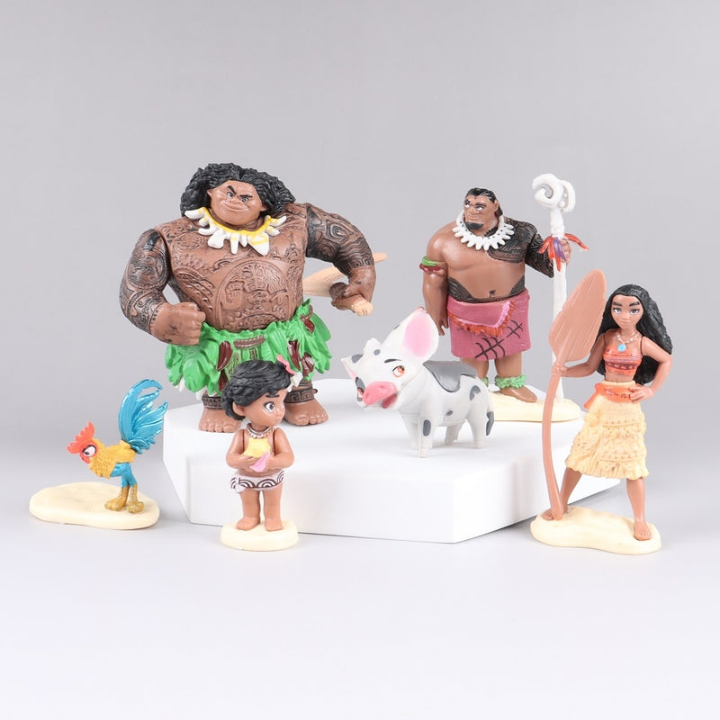 6 Bonecos Moana