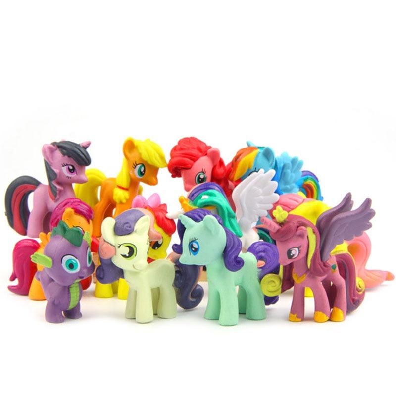 Kit 12 Bonecos Meu Little Poney