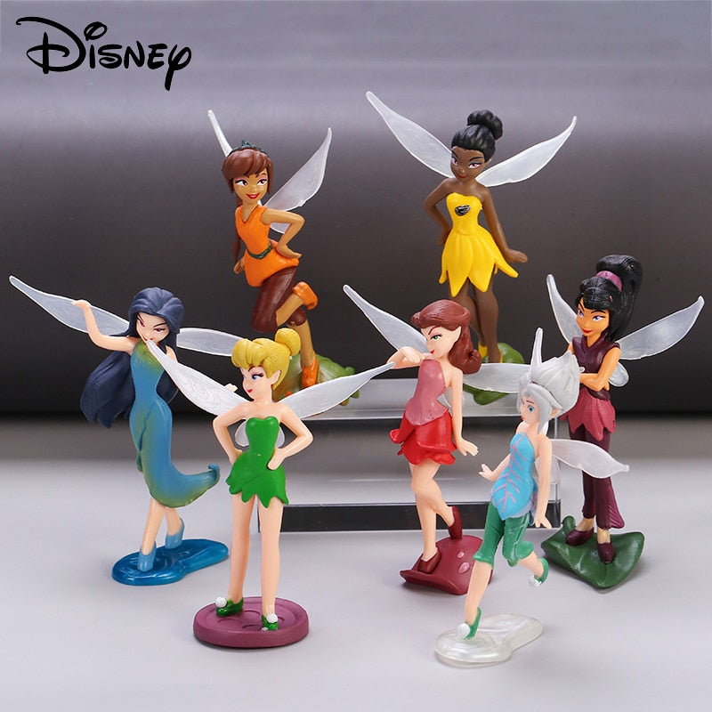 Kit 7 Bonecos Fadas Disney - Edição Limitada