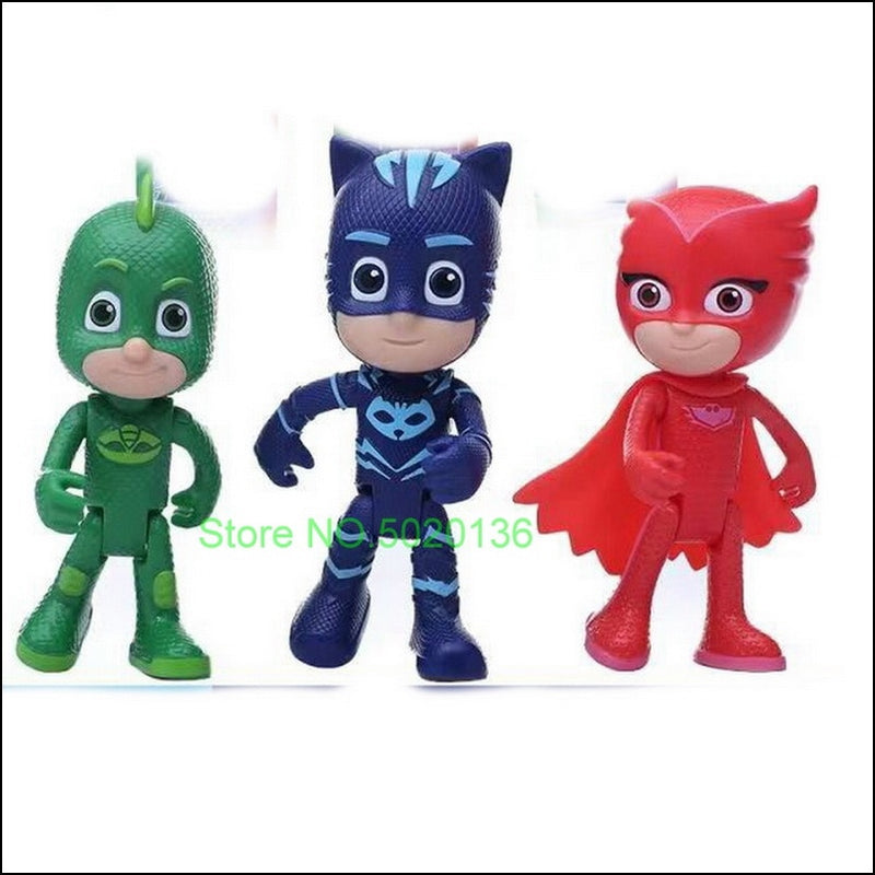 Kit 3 Bonecos PJ Masks - Edição Limitada